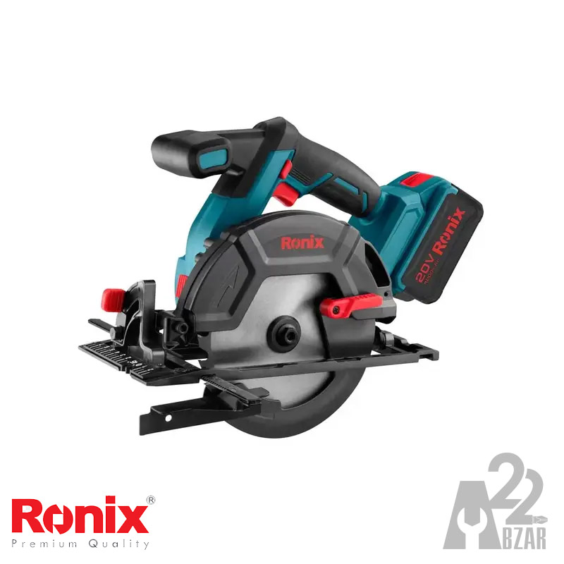 اره گردبر شارژی 20 ولت 165 میلیمتری براشلس رونیکس مدل RONIX 8902k