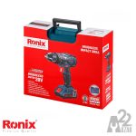 دریل شارژی چکشی رونیکس براشلس لیتیوم 20 ولت مدل 8905K