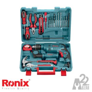 کیت دریل چکشی رونیکس مدل RS-0001