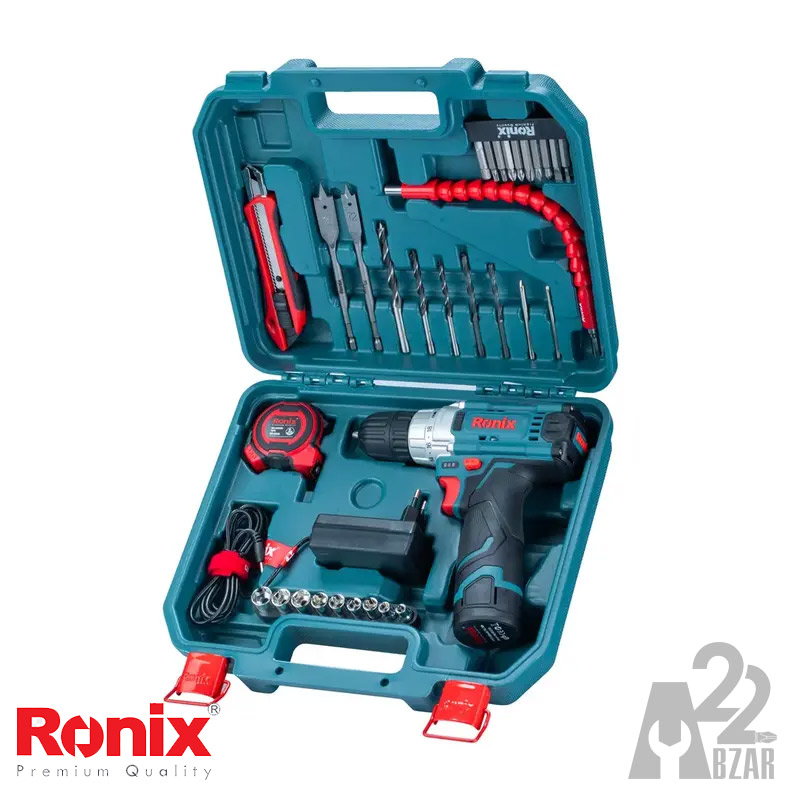 کیت دریل شارژی چکشی رونیکس RS-8611