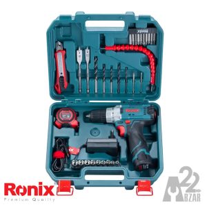 کیت دریل شارژی چکشی رونیکس RS 8611