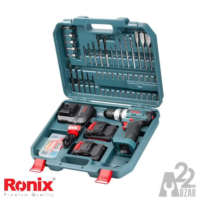 مجموعه 53 عددی دریل چکشی رونیکس مدل RS-8619