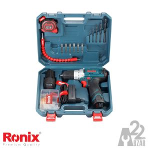 کیت 19 عددی دریل چکشی رونیکس مدل RS-8613