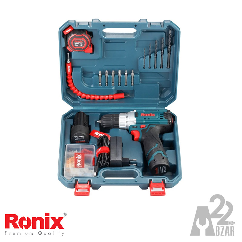 کیت 19 عددی دریل چکشی رونیکس مدل RS-8613
