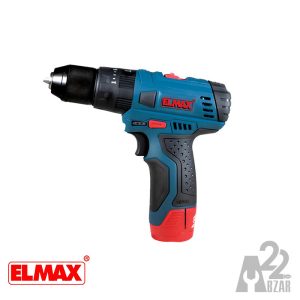 دریل شارژی چکشی المکس 12 ولت لیتیوم-صنعتی مدل C.D233