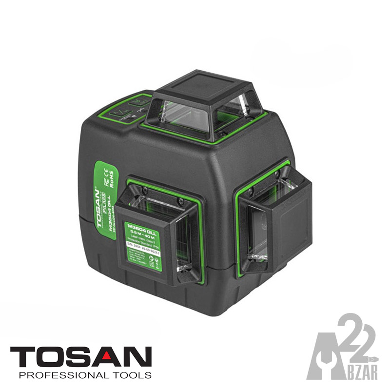 تراز لیزری توسن سه خط 360 درجه نور سبز مدل M3604 GLL 3D
