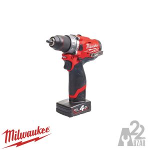 دریل شارژی چکشی میلواکی براشلس لیتیوم 12 ولت مدل M12 FPD-402X