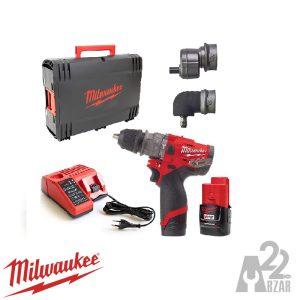 دریل چکشی 12 ولت شارژی میلواکی مدل M12FPDX KIT-202X