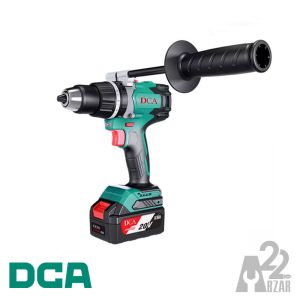 دریل شارژی چکشی DCA براشلس لیتیوم 20 ولت مدل ADJZ03-13EM
